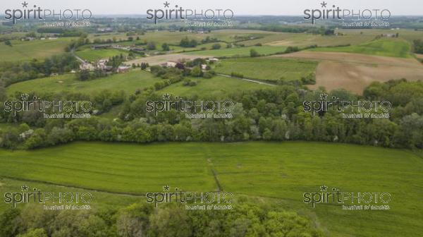 Aerial view of campaign landscape in the French countryside, Rimons, Gironde (BWP_00028.jpg)