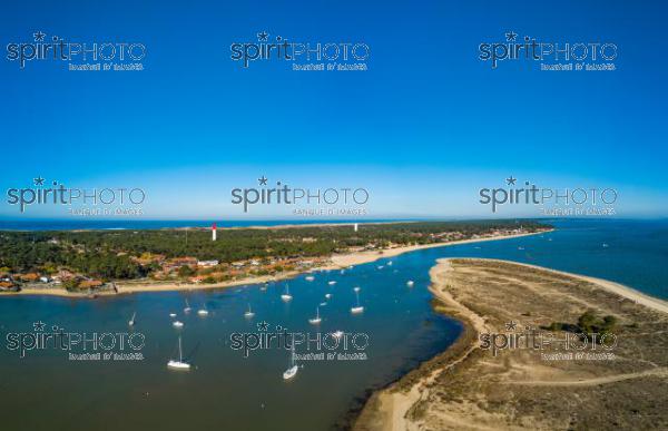 GIRONDE (33), AQUITAINE, CAP FERRET, VUE AÉRIENNE, VILLAGE ET PLAGE DU MIMBEAU SUR LE BASSIN D'ARCACHON, LEGE CAP FERRET // FRANCE, GIRONDE (33), AQUITAINE, CAP FERRET, AERIAL VIEW, FISHING VILLAGE AND MIMBEAU BEACH, ARCACHON BASIN, LEGE CAP FERET (BWP_00814.jpg)