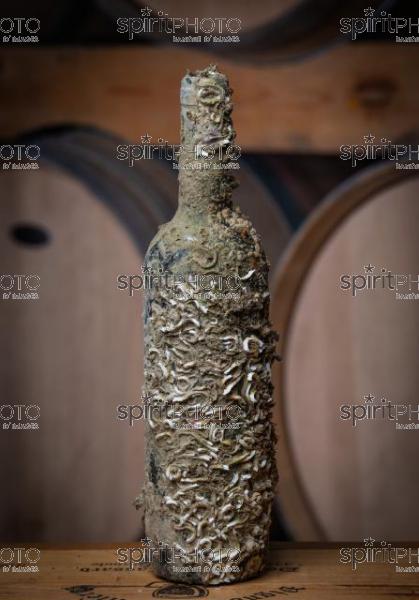 GIRONDE (33), SAINT-CIERS-SUR-GIRONDE,DOMAINE DU CASSARD, CUVEE MARINE  VIGNOBLE BORDELAIS, Eric BILLIERES, VITICULTEUR, SOMMELIER est un passionné toujours à la recherche d’évolution pour améliorer la qualité de ses vins ou sortir des chemins conventionnels. Sa dernière création « bouteilles à la mer » : une partie de sa production de vin blanc élevée dans la mer pendant 8 mois.« Ce vieillissement en mer amène une certaine rondeur et un léger goût iodé. C’est idéal pour accompagner une assiette de fruits de mer. » (CEPHAS_JBNADEAU_008.jpg)