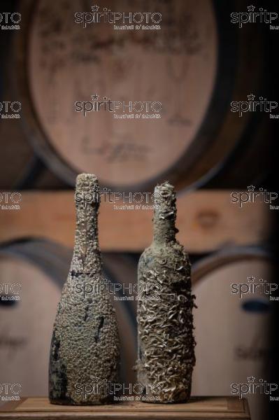 GIRONDE (33), SAINT-CIERS-SUR-GIRONDE,DOMAINE DU CASSARD, CUVEE MARINE  VIGNOBLE BORDELAIS, Eric BILLIERES, VITICULTEUR, SOMMELIER est un passionné toujours à la recherche d’évolution pour améliorer la qualité de ses vins ou sortir des chemins conventionnels. Sa dernière création « bouteilles à la mer » : une partie de sa production de vin blanc élevée dans la mer pendant 8 mois.« Ce vieillissement en mer amène une certaine rondeur et un léger goût iodé. C’est idéal pour accompagner une assiette de fruits de mer. » (CEPHAS_JBNADEAU_014.jpg)