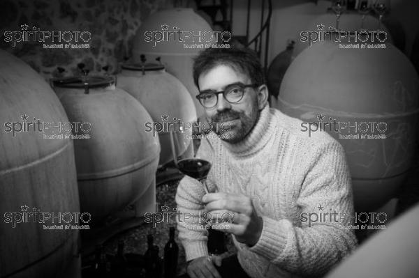 GIRONDE (33), LANDIRAS, VIGNOBLE LIBER PATER, LOIC PASQUET, VIGNOBLE BORDELAIS, LE VIN LE PLUS CHER AU MONDE CREE A PARTIR DE VIGNES PREPHYLLOXERIQUES, AOC GRAVES., ASSEMBLAGE 100% FRANC-DE-PIED (JBN_0154.jpg)